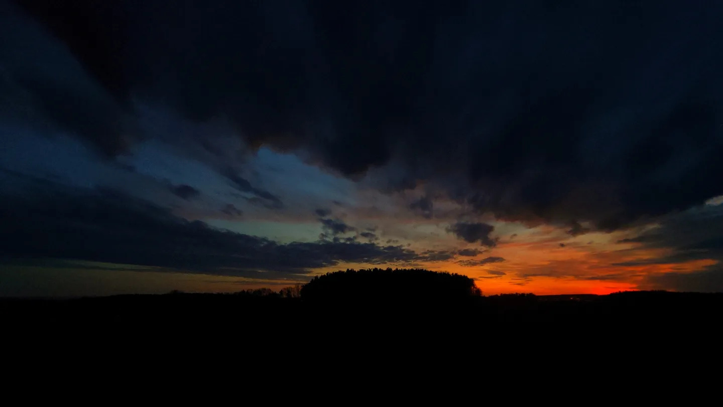 Sonnenuntergang Pichlberg Oberfpalz